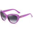 thumbnail image 1 of Giselle Cat Eye Rhinestone Kids Retro Sunglasses for Teens Girls Children Age 6-14 Trendy Glasses, 1 of 7