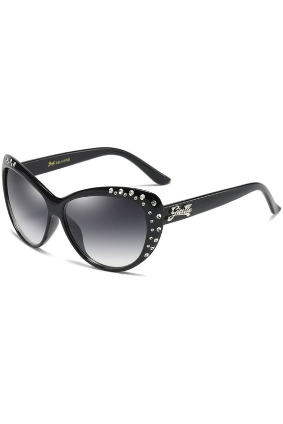 Cat Eye Rhinestone Kids Retro Sunglasses for Teens Girls Children Age 6-14 Trendy Glasses