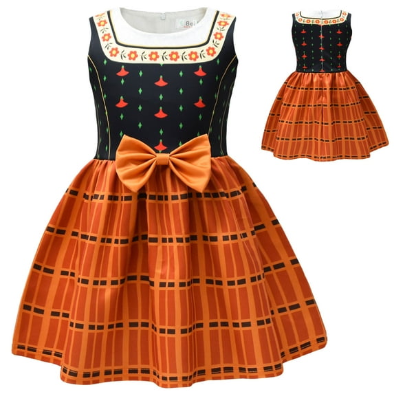 Giselle Dress for Girls Cartoon Sleeveless Princess Halloween Christmas Dresses