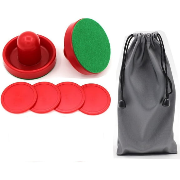 Gisneze Home Standard Air Hockey Paddles and Pucks Small, 6 Piece