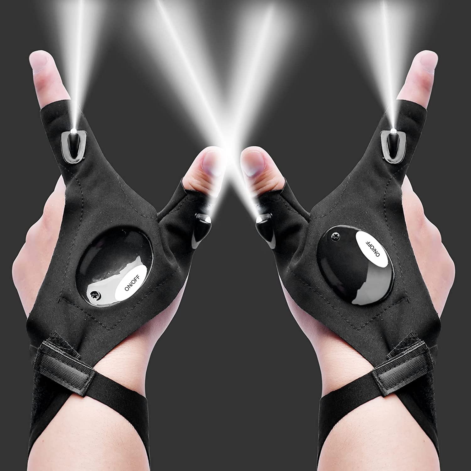 Gisneze LED 100 Lumens Flashlight Gloves
