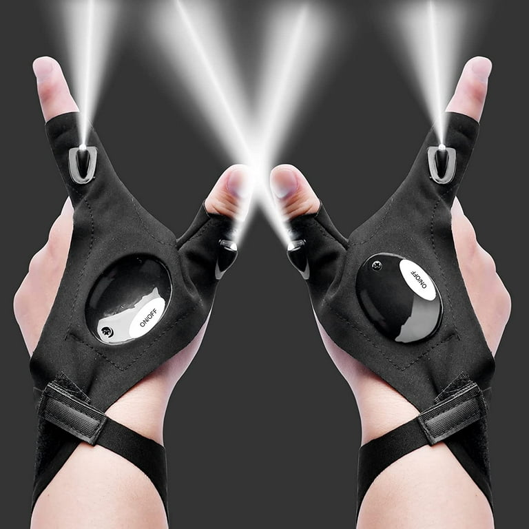best rechargeable flashlight gloves LED (Set of 2) Sharper Image free flash light LED Flashlight Gloves (Set of