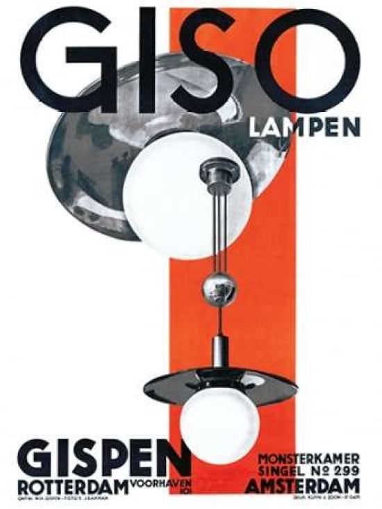 Giso Lampen Canvas Art - WH Gispen (18 x 24)