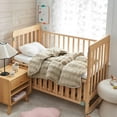 thumbnail image 1 of Git Puffy Cozy Toddler Comforter - Timber Taupe, 1 of 8