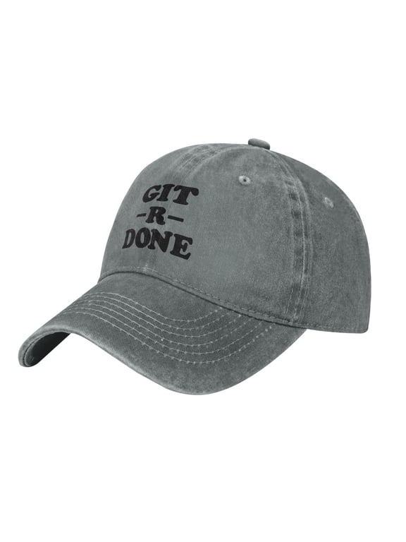Git -R- Done Adult Adjustable Classic Washed Casquette Cap Hat Baseball Cap For Man For Woman
