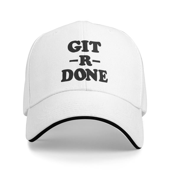 Git -R- Done Men Women Sandwich Cap Classic Baseball Capunisex Adjustable Casquette Dad Hat