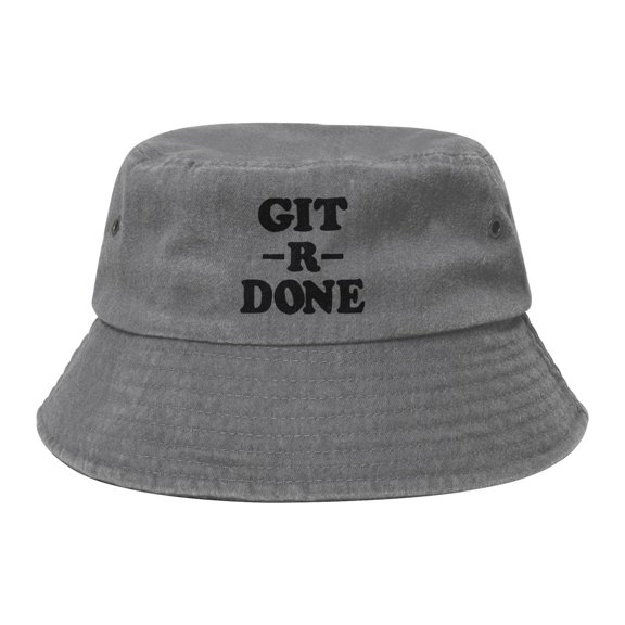 Git -R- Done Washed Bucket Hat For Men Women Denim Bucket Hat Sun Hat Cowboy Fishing Beach Hat