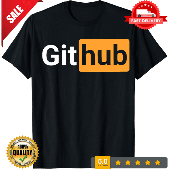 Github - Prnhub version Logo Active T-Shirt Funny Size S to 5XL, LIMITED EDITION-TH65629