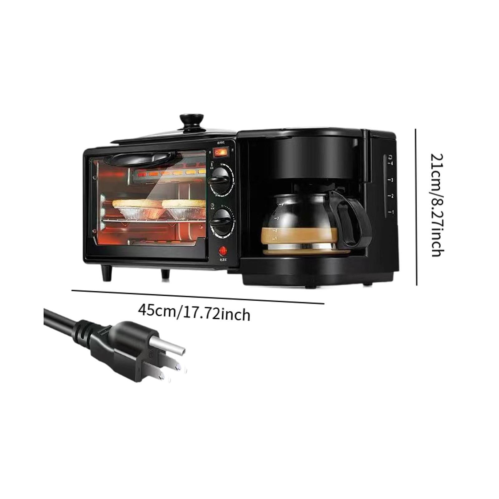 Gitohoni 3 in 1 Breakfast Machine Portable with Coffee Machine for Bread Egg Sandwich