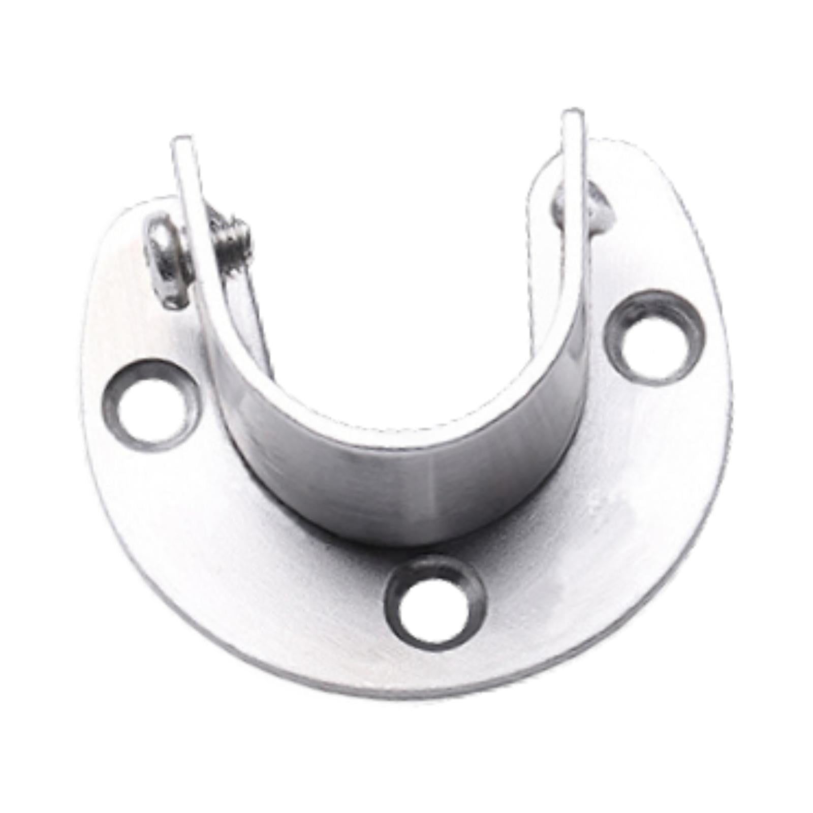 Gitohoni Closet Pole Socket Closet Rod Bracket Stainless Steel Curtain ...
