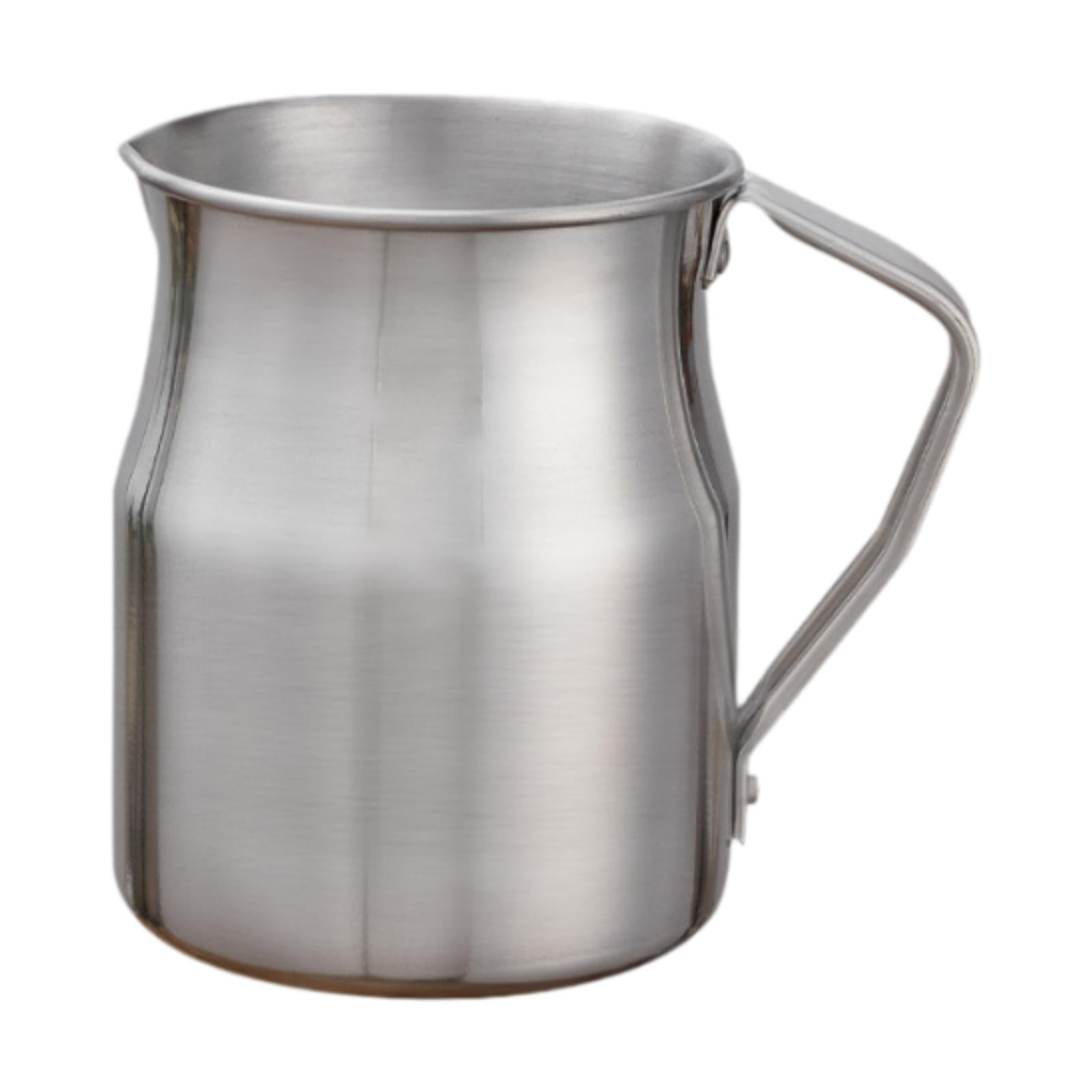 Gitohoni Milk Frothing Pitcher Coffee Milk Frothing Jug Aluminum Milk Pot Coffee Milk Cup 1L