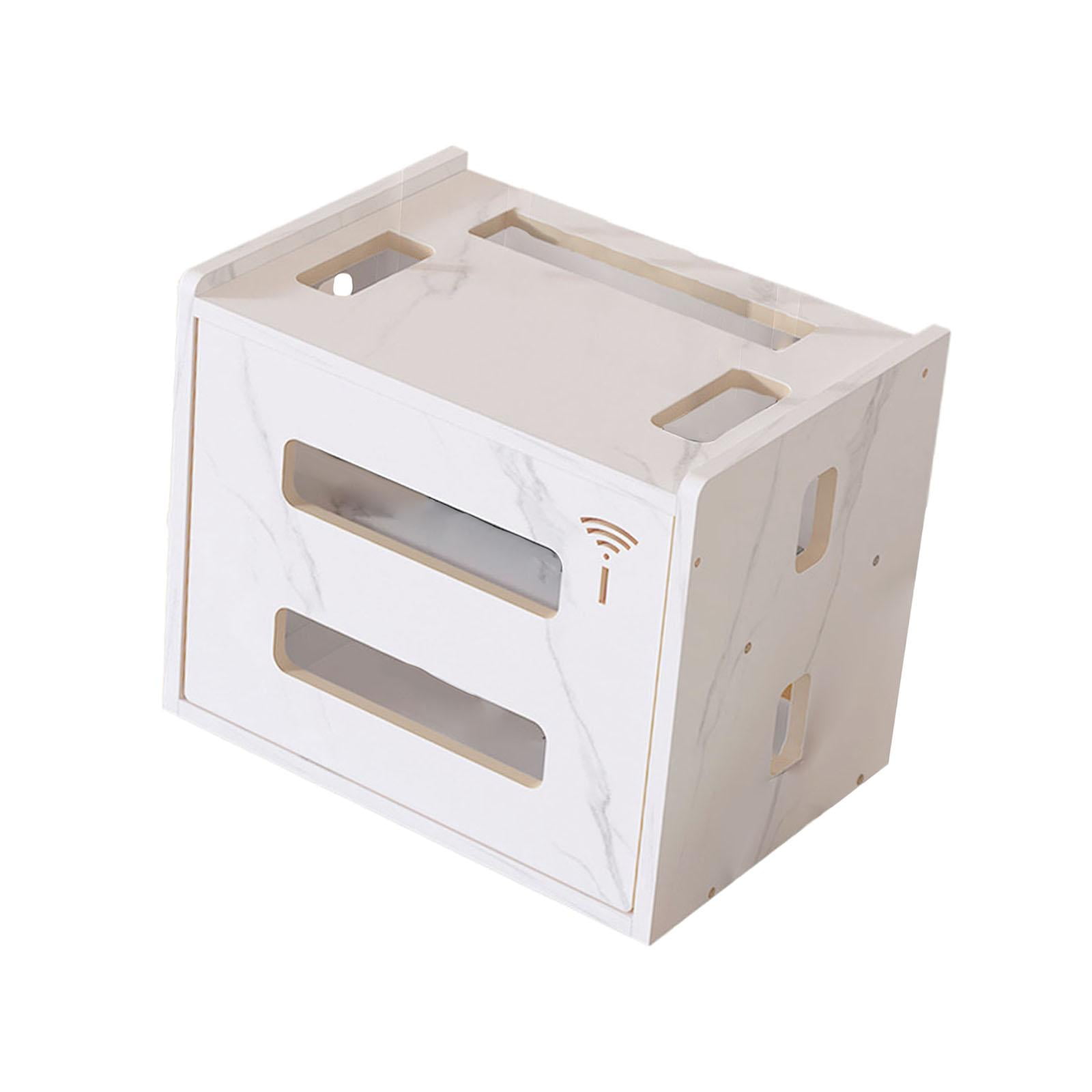 Gitohoni Router Storage Box Decor Cable Management Rack for Office ...