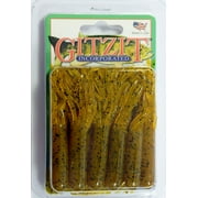 Gitzit Fat Tubes 3.5 Brown Craw 10pk