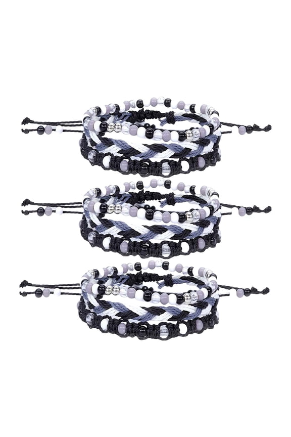 Giugt 12Pcs Friendship Bracelets Set for Teen Girls Kids Party and Preteen Jewelry 3PCS