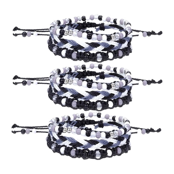 Giugt 12Pcs Friendship Bracelets for Teen Girls - Accessories for Kids Party and Giving 3PCS