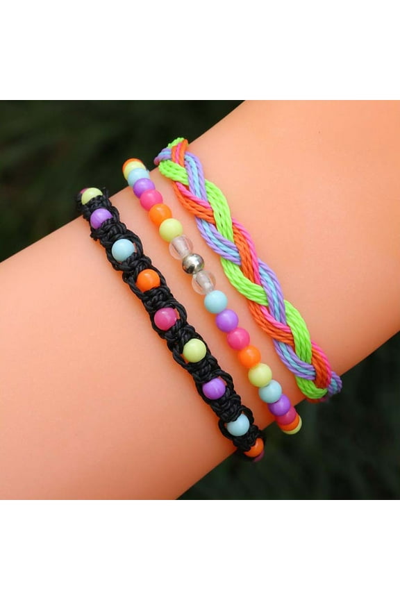 Friendship Bracelets For Girls 12Pcs Teen Jewelry Set Cute Kids Party Stylish Teen Accessories 3PCS