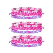 Giugt Friendship Bracelets For Girls 12Pcs Colorful Adjustable Party Jewelry For 3PCS