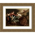 thumbnail image 1 of Giulia Lama 2x Matted 24x20 Gold Ornate Framed Art Print 'Saint Anne raptures', 1 of 2