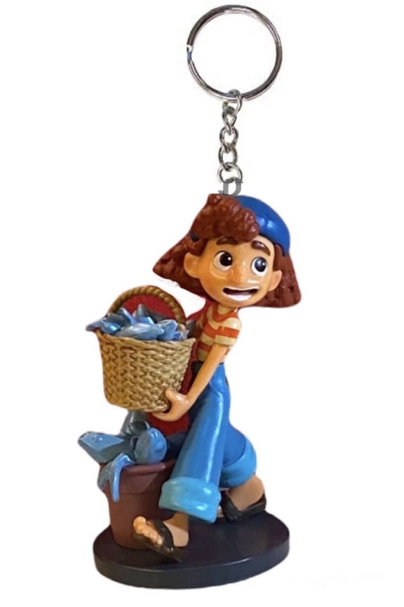 Giulia PVC Key Ring Keychain Figure 4 Figurine Luca Sea Monster Charm Ornament