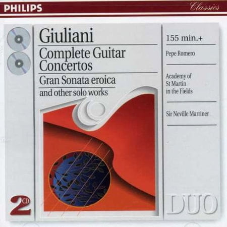 Giuliani / Romero / Marriner - Complete Guitar Concertos - Music & Performance - CD