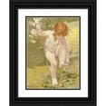 thumbnail image 1 of Giulio Aristide Sartorio 14x18 Black Ornate Wood Framed Double Matted Museum Art Print Titled - The Family (Morning in Fregene), 1 of 5