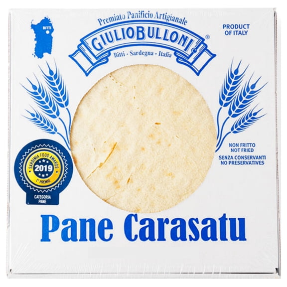 Giulio Bulloni Pane Carasatu Toasted Sardinian Flatbread, Product of Italy, 8.8 oz (250 G)