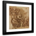 thumbnail image 1 of Giulio Romano 20x23 Black Modern Framed Museum Art Print Titled - Victory, Janus, Chronos and Gaea (1532-1534), 1 of 5