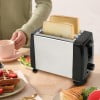Giunmcul 2 Slice Wide Slot Toaster, 800W Extended Long Bread Toaster with 7 Browning Settings, Removable Crumb Tray, Cancel Function for Bagels and Buns