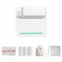 Giunmcul 3 Rolls Paper 57mm Mini Portable Bluetooth Thermal Printer Wireless POS Photo Image Printer Rechargeable for Android iOS Mobile Phones with