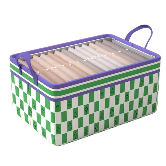 Giunmcul 50% Off Clear Clothes Storage Bags Large Capacity Clothes Storage Bins Foldable Closet Organizers Storage Containers with Handles Thick Fabric for Blanket Comforter