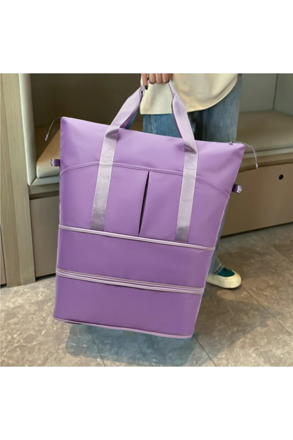 50% Off Clear Large Travel Tote Bag, Expandable Gym Tote Bag,Carry On Overnight Bags for Women with Trolley Sleeve Wet Pocket,travel Duffel BagsTravel