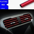 thumbnail image 1 of Giunmcul 50% Off Clear Modification Of The U-shaped Electroplated Bright Strips In The Decorative Strips Of Automobile Outlets, Chromium Plated Colorful Interior Decoration, 1 of 3