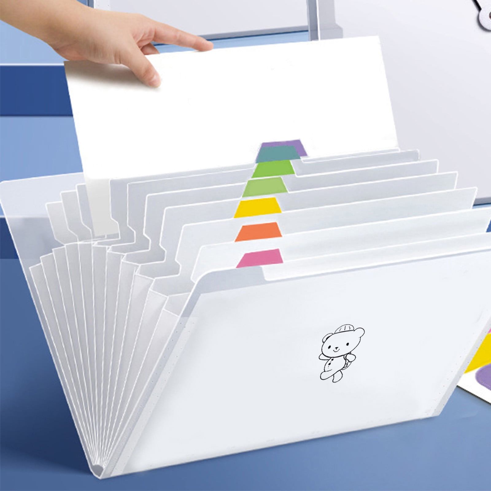 Giunmcul up to 50% Off Extended Folder with 8 Pockets Accordion File ...