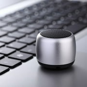 Giunmcul 50% Off Clear Bluetooth Small Speaker, High Volume, Mini Steel Cannon, Outdoor Portable Wireless Audio System