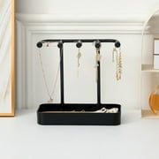 GIUNMCUL 50% Off Clear Detachable Desktop Jewelry Display Rack, Dressing Table Storage Box, Jewelry Tray, Hanging Bracelet Necklace Rack