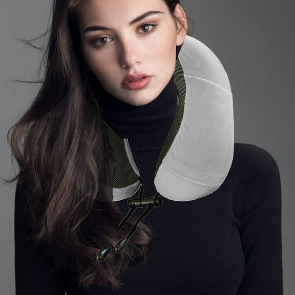 Giunmcul 50% Off Clear Fabric Neck Pillow Slow Foam Neck Pillow Business Office Travel Pillow U Shaped Foam Neck Pillow