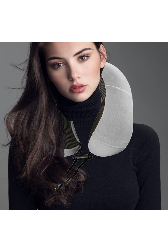 50% Off Clear Fabric Neck Pillow Slow Foam Neck Pillow Business Office Travel Pillow U Shaped Foam Neck Pillow