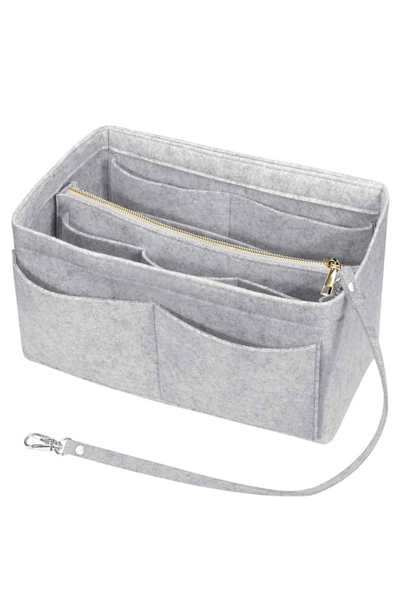 50% Off Clear Insert Bags Handbag Tote Purse Organizer 10 Pockets Bag In Bag Travel Storage