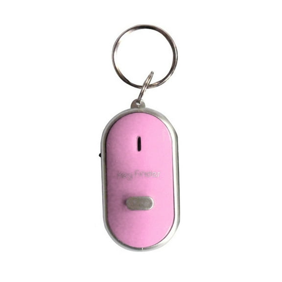 Giunmcul 50% Off Clear LED Light Torch Remote Sound Control Lost Key Finder Keychain for Key Locator