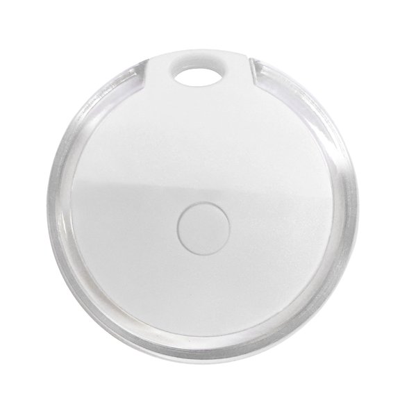 Giunmcul 50% Off Clear Mini Dog Tracking Device Locator Round Portable Bluetooth Intelligent Anti-Lost Device for Luggages/Kid/Pet Bluetooth Alarms