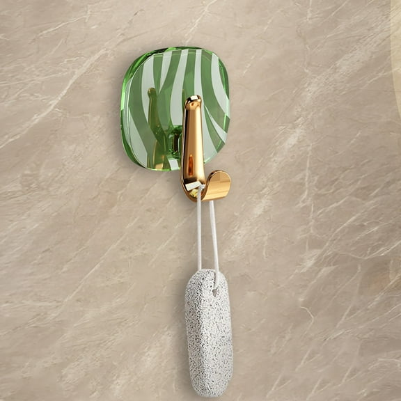 Giunmcul 50% Off Clear Plastic Hook Adhesive Hook No Punching No Marks Strong Backpack Hook Clothes Hook Kitchen Hook