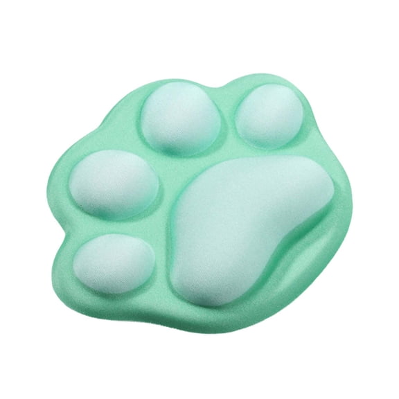 Giunmcul 50% Off Clear Small Cats Paw Mouse Pad with Wrist Support Cushion Soft Silicon WristRest Mousepad Ergonomic Computer Mouse Pads