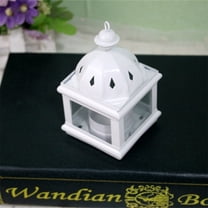 Giunmcul 50% Off Clear Wrought Iron Hanging Candlestick Glass Lantern Lamp Candle Indoor Decor