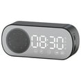 thumbnail image 1 of Giunmcul 50% Off Clear Z7 Smart Bluetooth Audio Gift Alarm Clock Mirror Clock Audio Radio, Small Speaker with Plug-in Card, 1 of 1