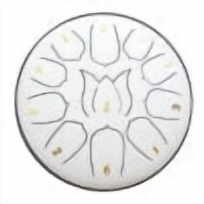 Giunmcul 6 Inch 11 Tone Steel Tongue Drum for Adults Handpan Percussion Instrument with Rich Sounds and Portable Design for Music Education and Relaxation