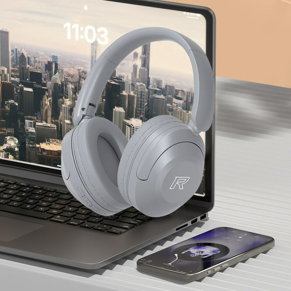 Giunmcul up to 65% Off Bluetooth Headset with Microphone Wireless Headset with Mic Bluetooth 5.3 Headset 10 Hrs Working Noise Cancelling Bluetooth Headset