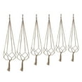 thumbnail image 1 of Giunmcul 6PCS Hanger Flower Pot Rope Wall Indoor Home Decor, 1 of 4