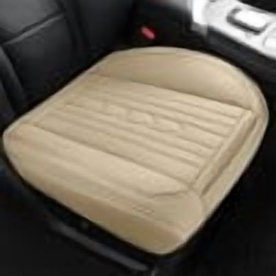 Giunmcul All Season Leather Car Seat Cushion Breathable Mesh Design with AntiSlip Bottom for Driving Comfort