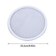 thumbnail image 1 of Giunmcul Aluminum Pizza Mesh Round Thickened Baking Screen Quick Ventilation Seamless Rim Even Crust Hand Wash Only IdealforPizzerias And Home Kitchens One Pizza Screen, 1 of 3