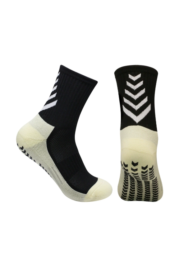 Anti-Slip Shock Absorption Football Socks Unisex Sports Socks for Soccer Gym Running and Daily Wear Comfortable Fit for All-Day Support